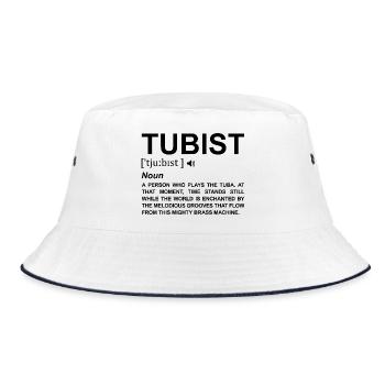 Signification de Tubist - Bob - blanc/marine - Devant