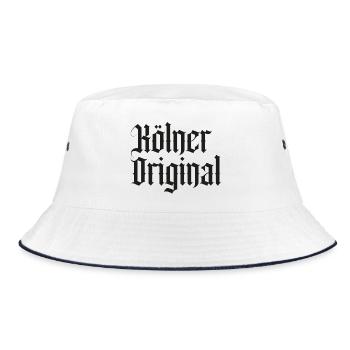 Kölner Original (Kölsche Original) – FC Shirt Köln - Bucket Hat - white/navy - Front