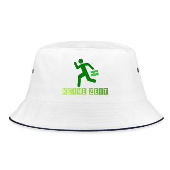 Professional with an emphasis on mobility - Bucket Hat - white/navy - Front