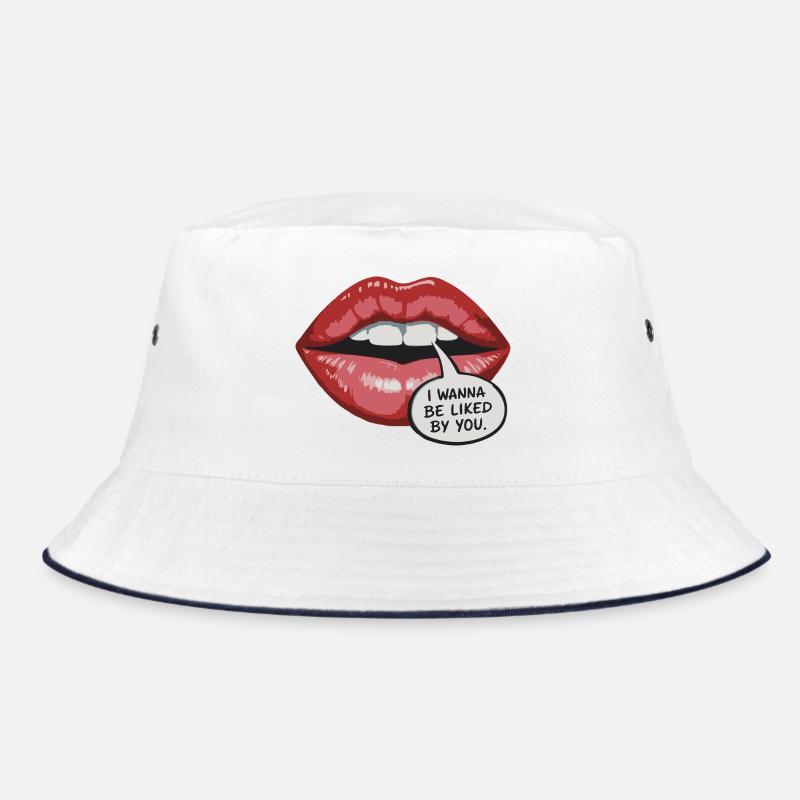 Bold Lip Pop Art: Werde gemocht Bucket Hat