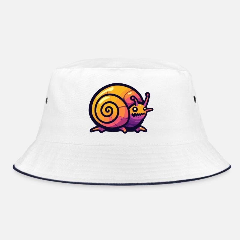 Schnecke Halloween Comic Lustig Bucket Hat