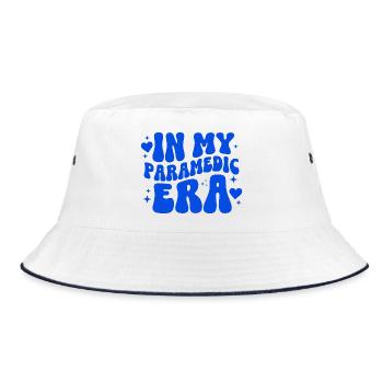 Paramedic Era Rescue Service Emergency Paramedic - Bucket Hat - white/navy - Front