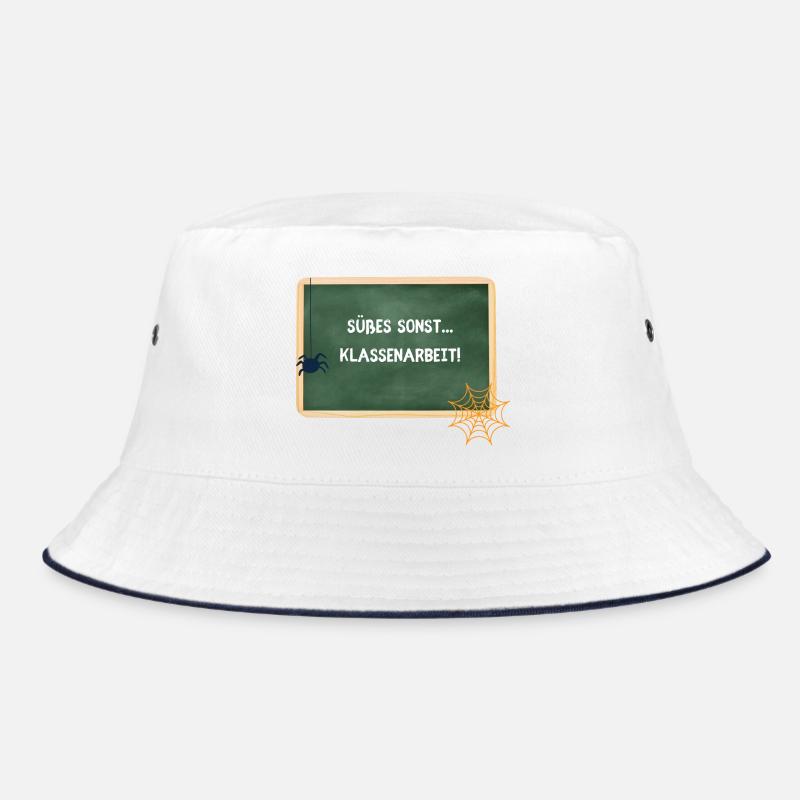 Süßes Sonst Klassenarbeit - Halloween Lehrerin Bucket Hat