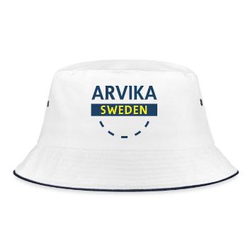 Logotype Arvika Suède - Bob - blanc/marine - Devant