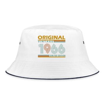 Original Vintage 1966 Limited Edition 60 Years - Bucket Hat - white/navy - Front