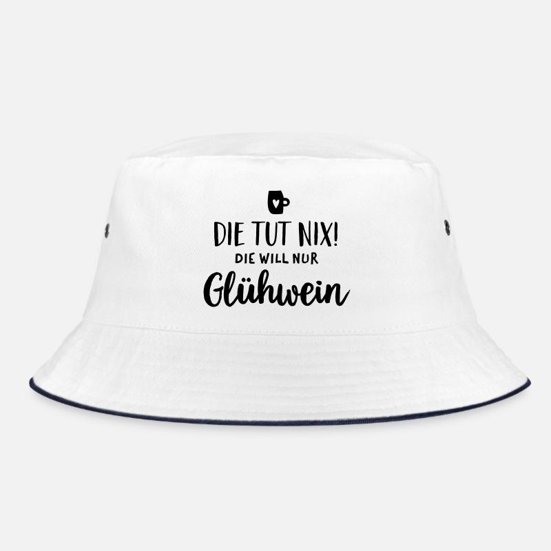 Die tut nix Glühwein Weihnachten Bucket Hat