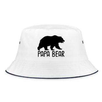 Papa Ours - Bob - blanc/marine - Devant