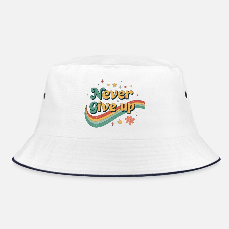 Rainbow Retro Perseverance Bucket Hat