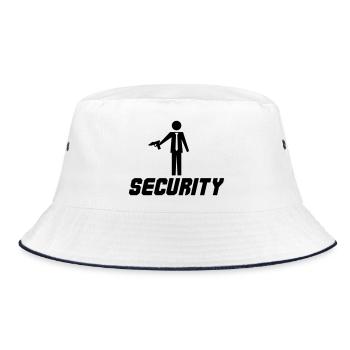 Security - Bucket Hat - white/navy - Front