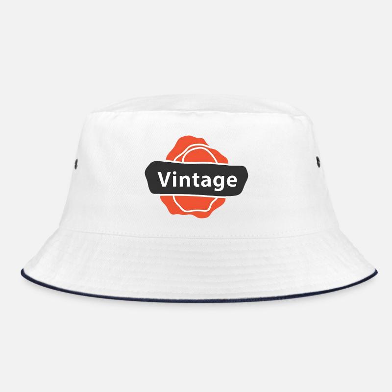 Vintage Art Old School Retro Bucket Hat