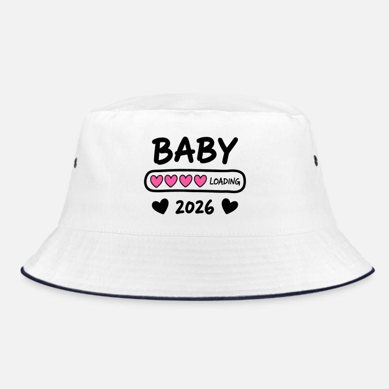 Baby Loading 2026 Schwangerschaft Eltern Bucket Hat