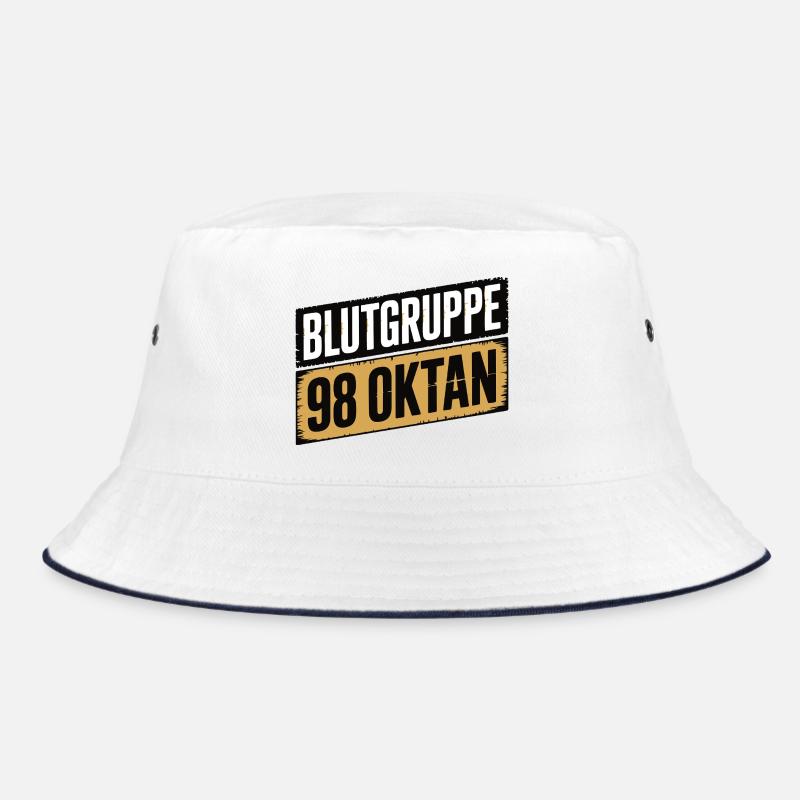 Blood Type 98 Octane - Gasoline Design Bucket Hat