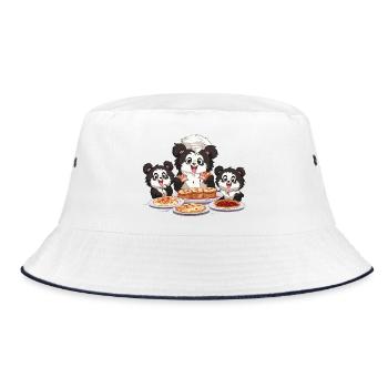 Panda Pizza Fest - Bob - blanc/marine - Devant