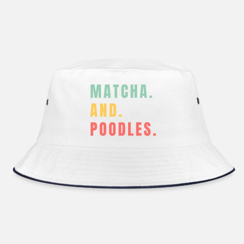 MATCHA AND POODLES Bucket Hat