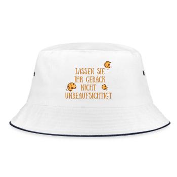 Cookies Cookies Biscuits - Bucket Hat - white/navy - Front
