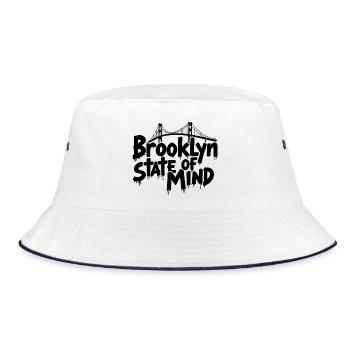 Brooklyn State of Mind Bridge New York NYC - Bob - blanc/marine - Devant