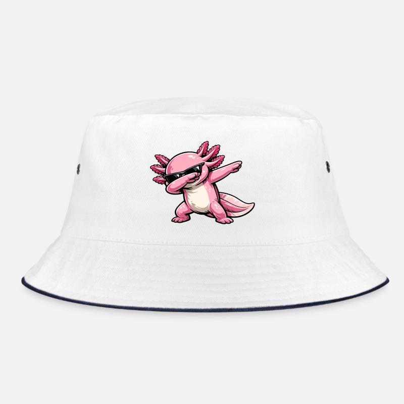 Dabbing Axolotl Bucket Hat