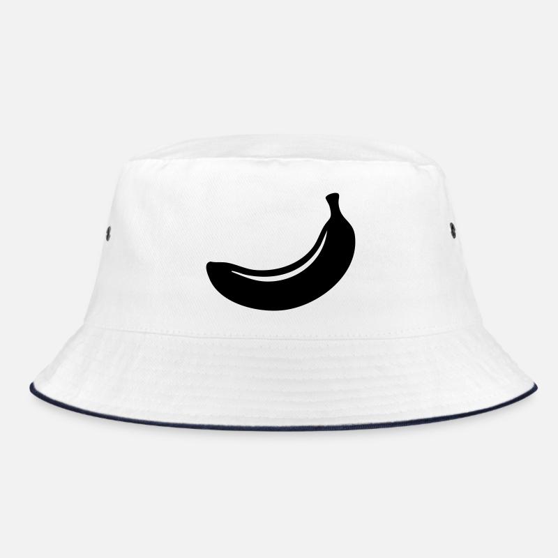 Banana Silhouette – Tropical Fruit Design Bucket Hat