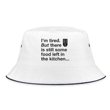 Humour de snack tard le soir - Bob - blanc/marine - Devant