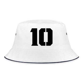 10 - Bob - blanc/marine - Devant