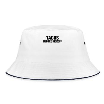 Tacos avant le coup d’envoi - Bob - blanc/marine - Devant