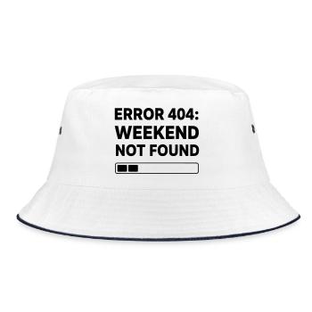 ERREUR 404 : WEEK-END NON TROUVÉ | Bureau et travail drôles - Bob - blanc/marine - Devant