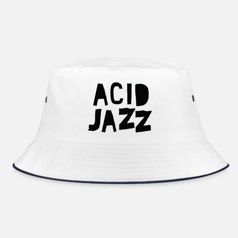 Acid Jazz Bold Brush Text Bucket Hat