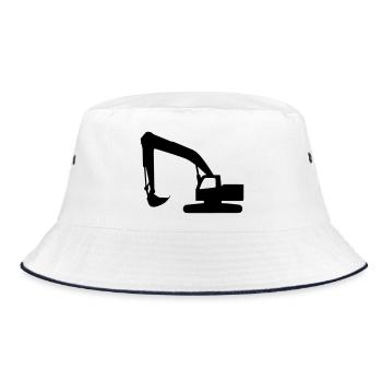 Puissance d’excavatrice – Durée de vie en construction - Bob - blanc/marine - Devant