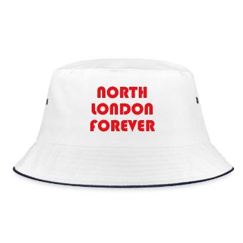 North London Forever - Bucket Hat - white/navy - Front