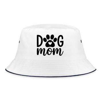 Maman chien - Bob - blanc/marine - Devant
