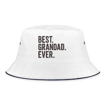 Bester Opa aller Zeiten - Bucket Hat - Weiß/Navy - Vorne