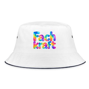 Beauty Doc, Beauty, Doc, Beautyfan, Schönheit, Kos - Bucket Hat - Weiß/Navy - Vorne