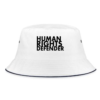 Human rights defender - Bob - blanc/marine - Devant