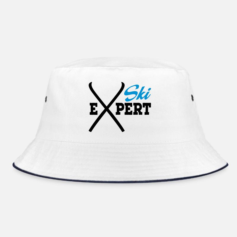 Ski - Bucket Hat - Weiß/Navy