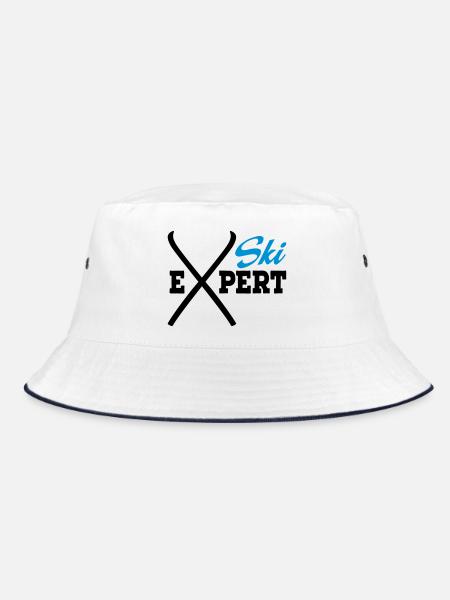 6254398 117220119 Ski - Bucket Hat - Weiß/Navy - Vorne