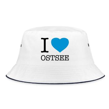 I LOVE OSTSEE - Bob - blanc/marine - Devant