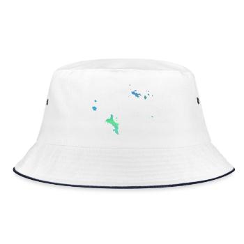 Seychelles - Bucket Hat - Weiß/Navy - Vorne