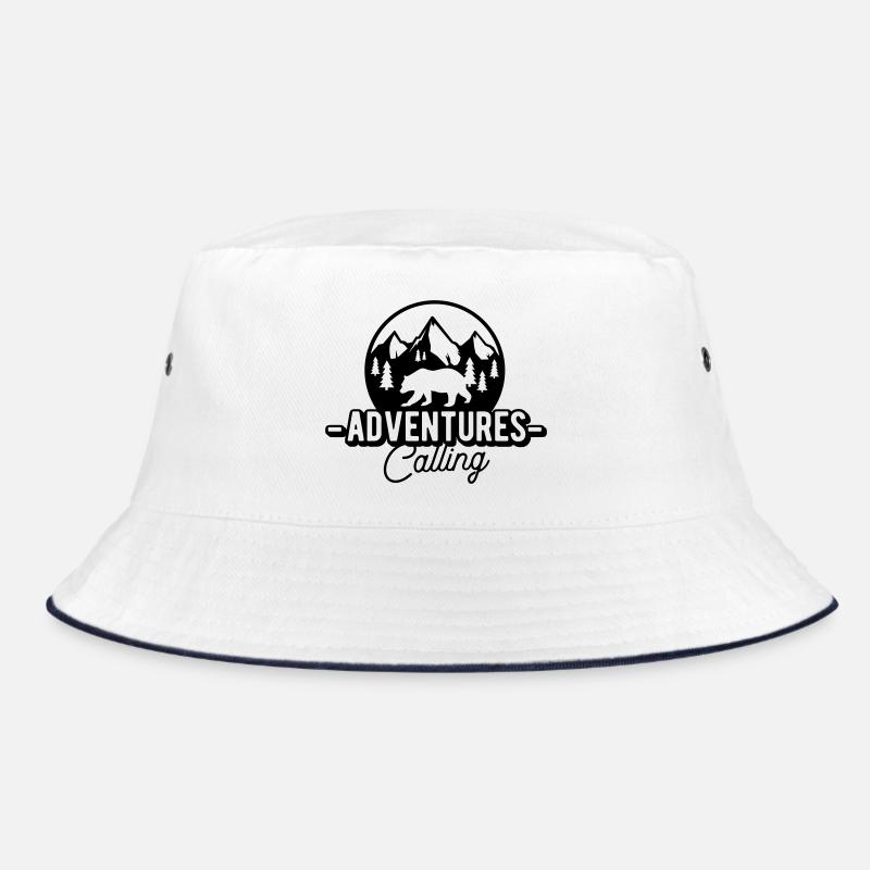 Adventures Calling, Abenteuer Natur, Camping Bucket Hat