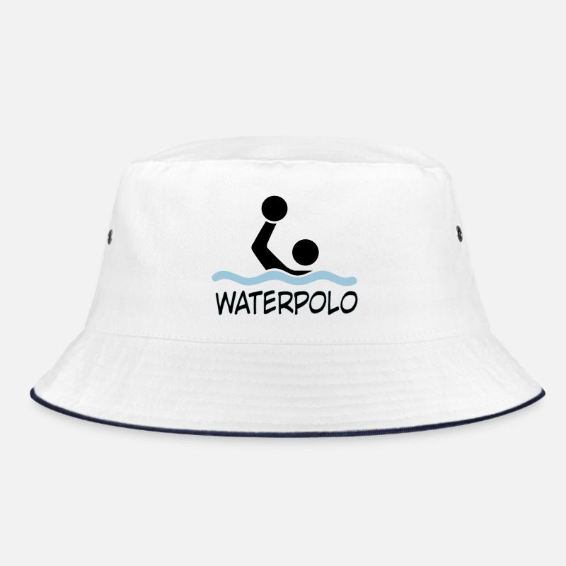 waterpolo - Bucket Hat - Weiß/Navy