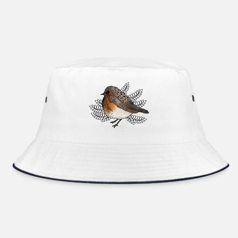 Robins on Branches Bucket Hat