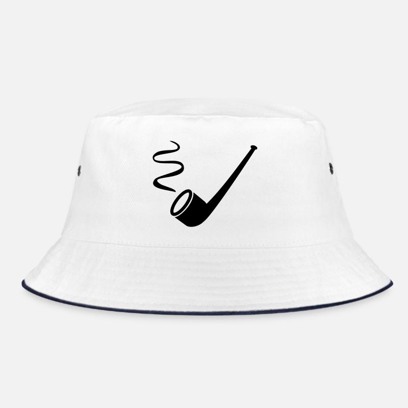 pfeife rauchen raucher geschenk Bucket Hat