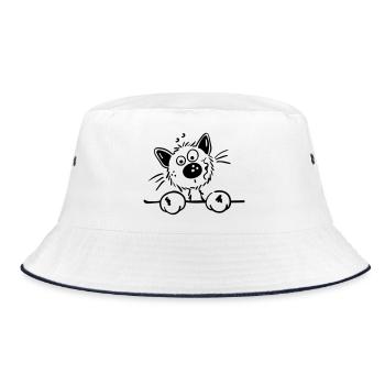 Mignon Chat - Bob - blanc/marine - Devant