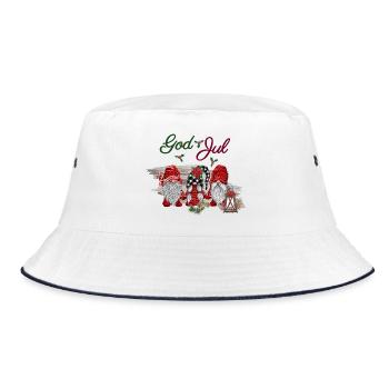 Dieu jul Joyeux Noël Noël Design - Bob - blanc/marine - Devant