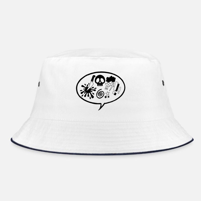 Comic Book (Black) Bucket Hat