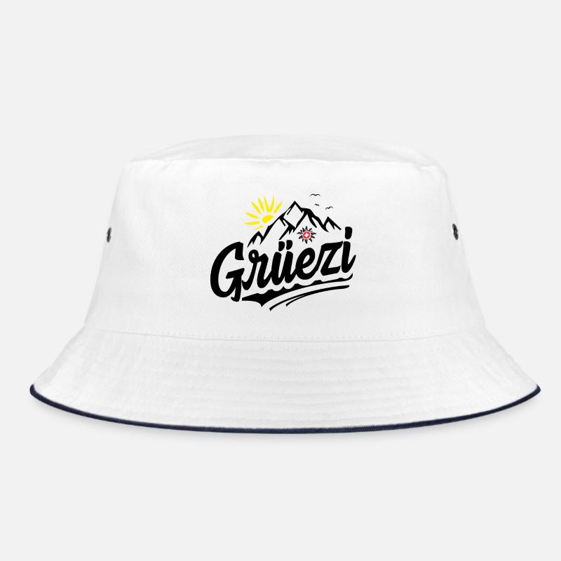 Schweizer Dialekt - Mundart Schweizerdeutsch Hallo Bucket Hat