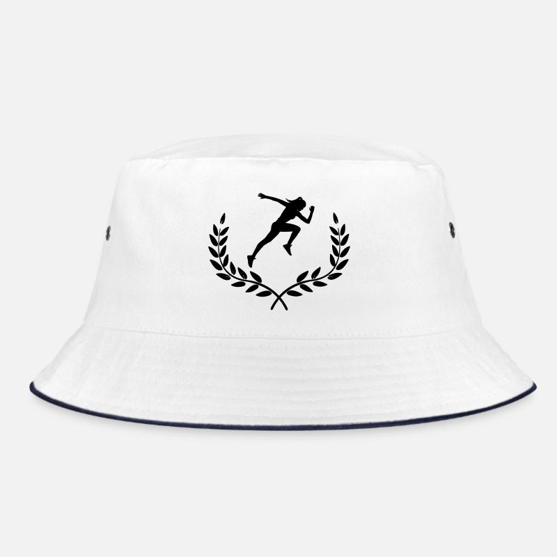 Sprinter in laurel decoration Bucket Hat