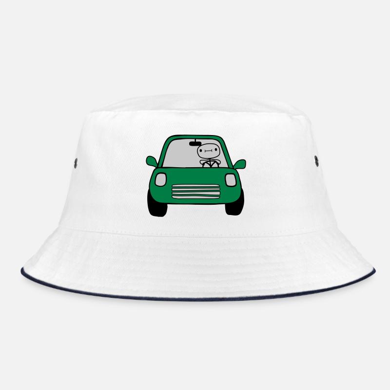 Fahrer Comic Auto Bucket Hat