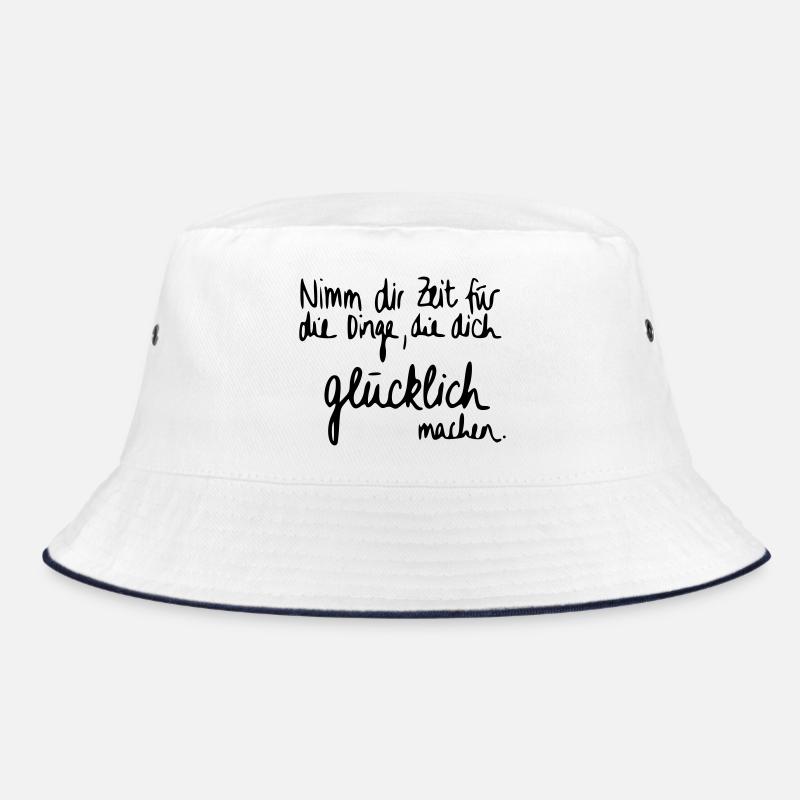 Zeit für Glück Bucket Hat