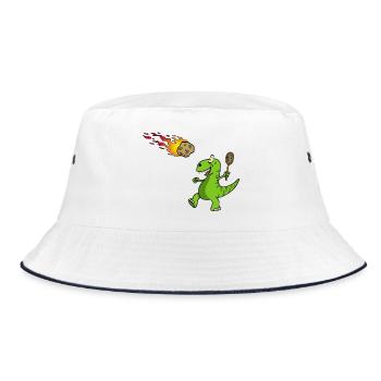 Zurück zum Absender - Bucket Hat - Weiß/Navy - Vorne