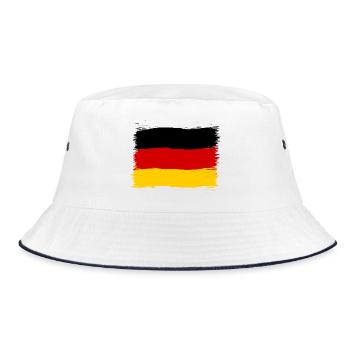 Allemagne couleurs noir rouge or - Bob - blanc/marine - Devant
